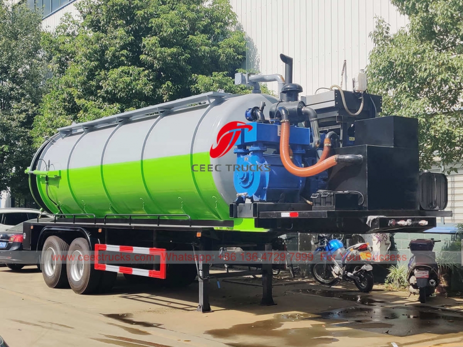 20000 liters sewage tanker trailer