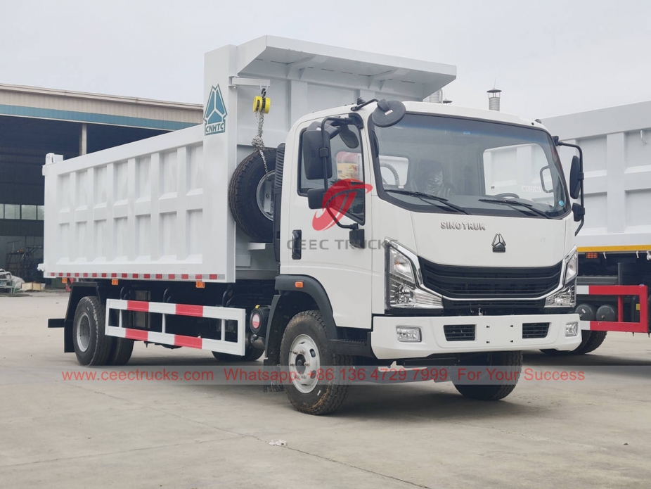 HOWO 6 wheeler tipper truck