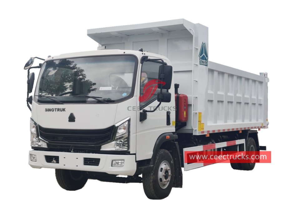 HOWO 6 wheeler tipper truck