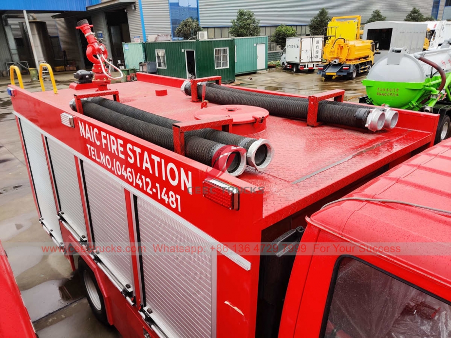 ISUZU 6 wheeler fire water bowser