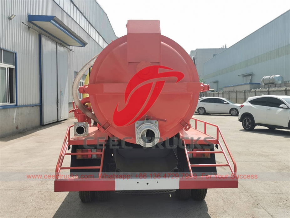 ISUZU 4×2 sewer vacuum truck at best price