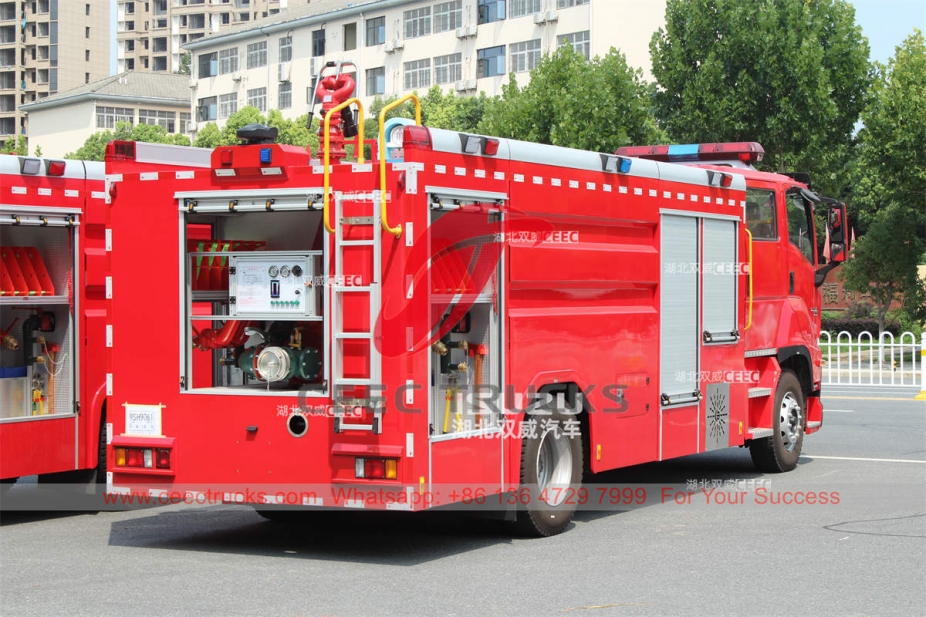 ISUZU GIGA 6 wheeler fire fighting trucks at discount price