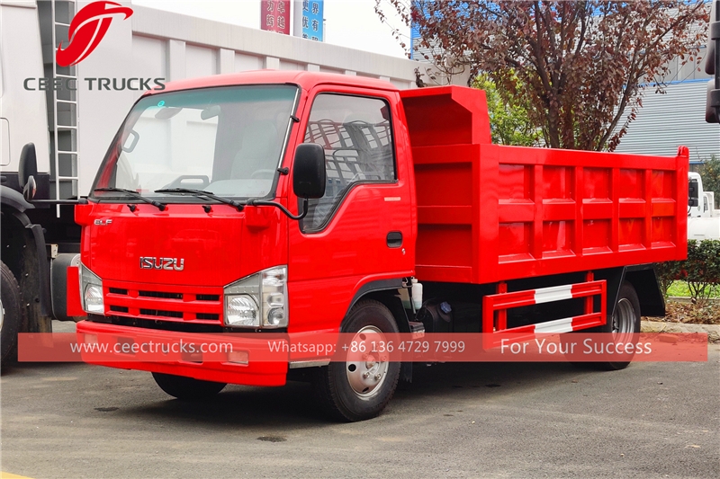 ISUZU 4*2 menggerakkan truk sampah