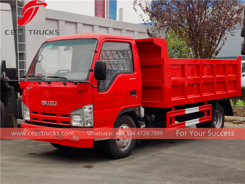 ISUZU 4*2 menggerakkan truk sampah