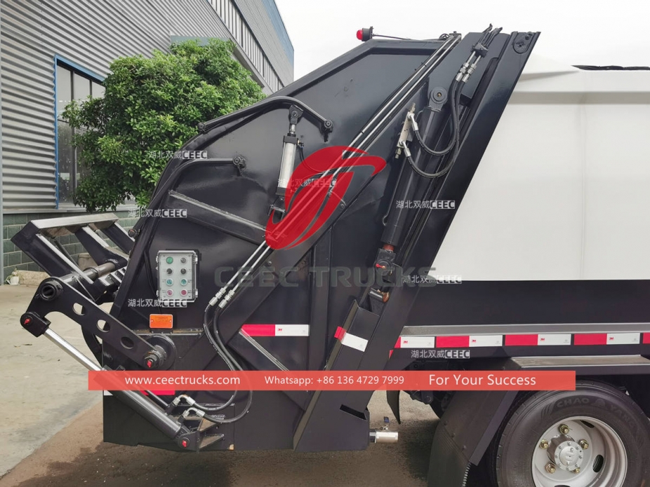 Good price ISUZU ELF 100P mini waste compression truck for sale