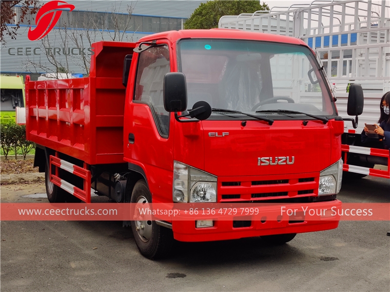 ISUZU 4*2 menggerakkan truk sampah