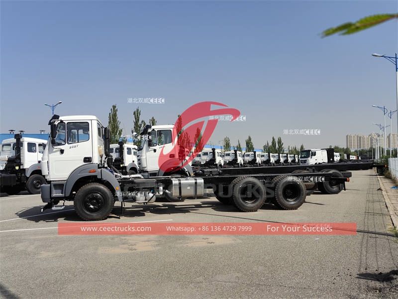 Beiben 6×4 10 wheeler chassis with NG80 cabin for sale