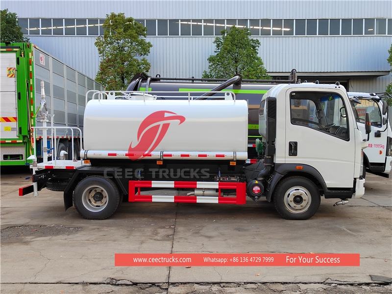 howo 4,000 liters water wagon