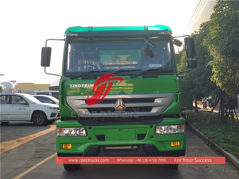 howo 5 cbm road sweeping truck