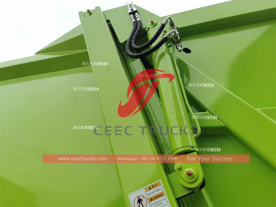 Shacman L3000 14CBM refuse compactor truck for export