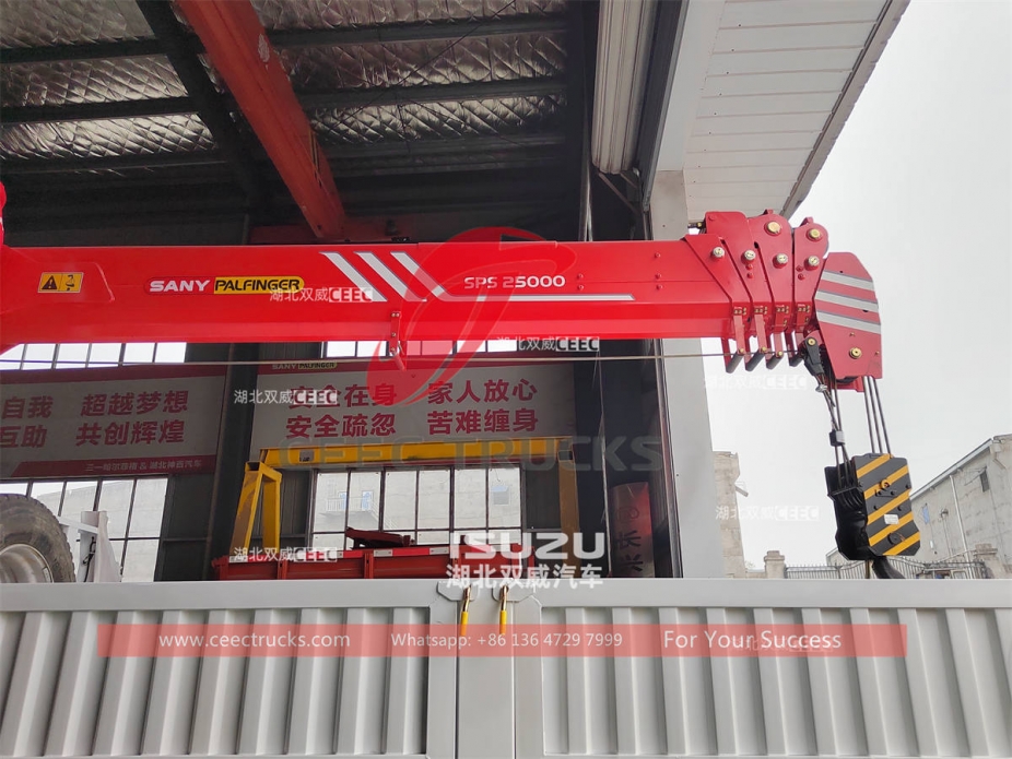 Brand new ISUZU GIGA 12 wheeler crane truck Palfinger SPS25000