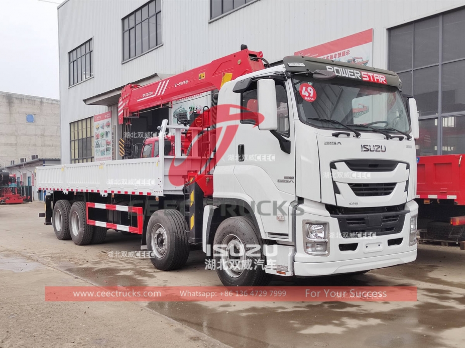 Brand new ISUZU GIGA 12 wheeler crane truck Palfinger SPS25000