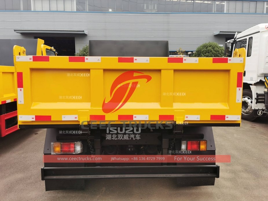 ISUZU 4×2 dump truck with 5 tons payload