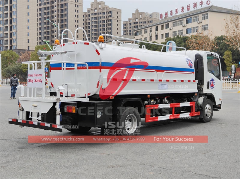 ISUZU KV600 130HP water sprinkler truck