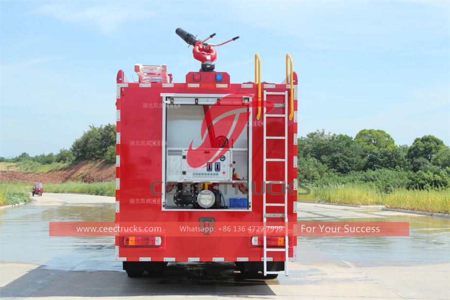 HOWO 6×4 water foam and dry powder combined fire fighting truck