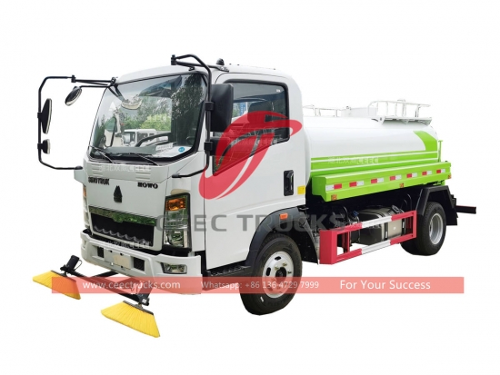 howo 5,000 liters water spray truck