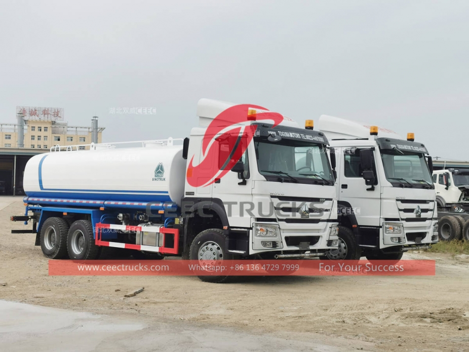 HOWO water tank truck for sale