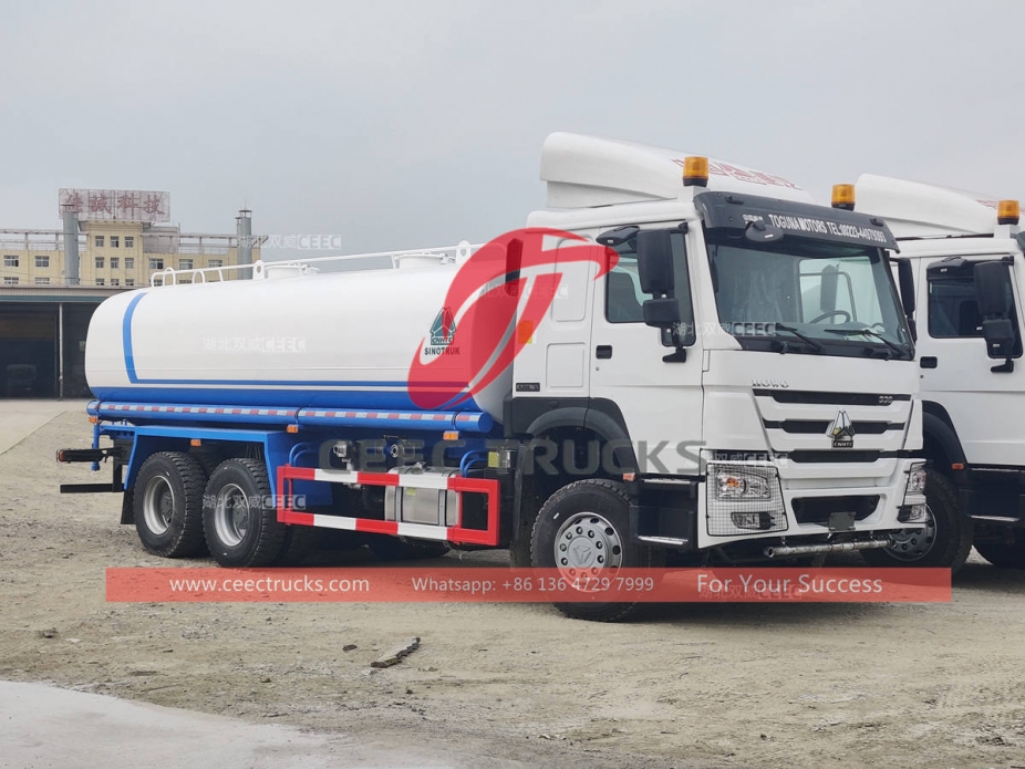 HOWO water tank truck for sale