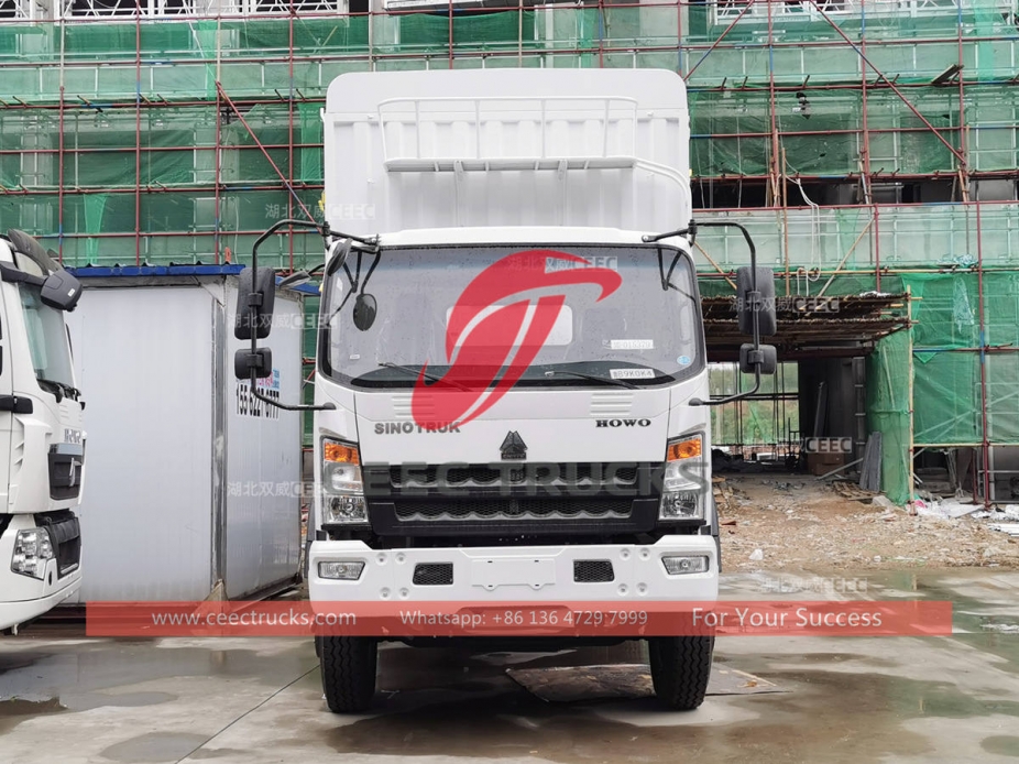 HOWO 4×2 6 wheeler 8 tons cargo truck