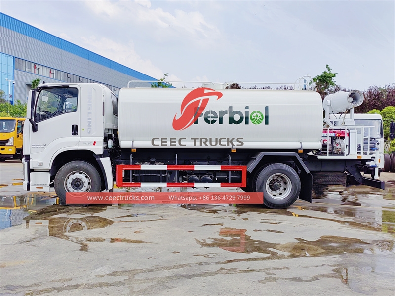 Truk anti debu ISUZU GIGA efisiensi tinggi dengan kapasitas besar 16CBM