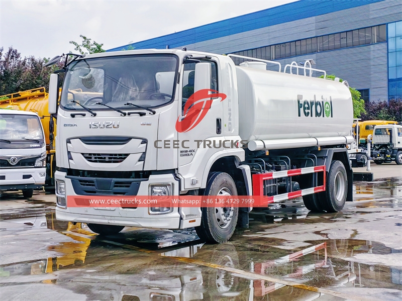 Truk anti debu ISUZU GIGA efisiensi tinggi dengan kapasitas besar 16CBM