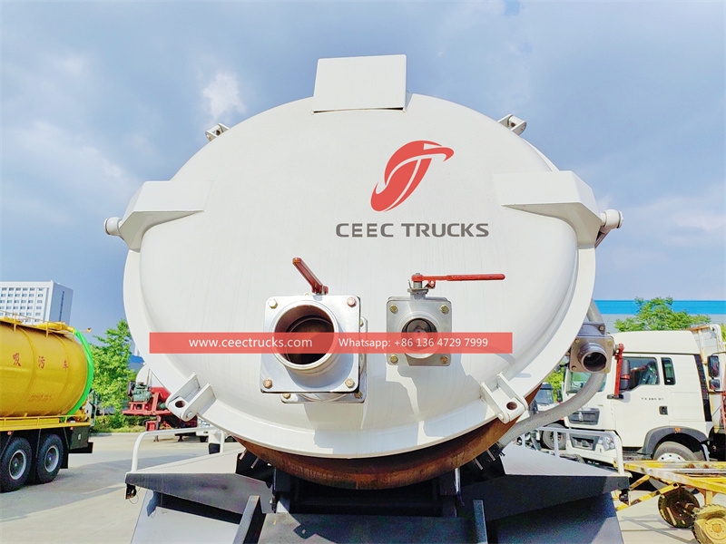 BEIBEN 270hp 14000L Vacuum Sewage Truck with direct factory sale