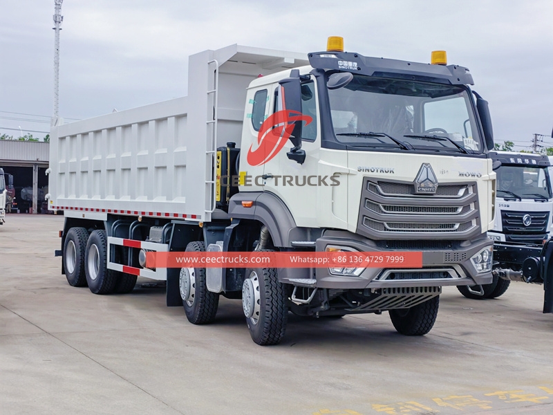 Sinotruk 8x4 420HP 40 Ton Tipper Dump Truck dengan penjualan langsung dari Pabrik