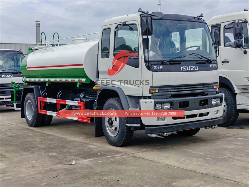 Truk tangki air ISUZU FTR 12.000L ke Vietnam