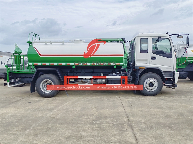 Truk tangki air ISUZU FTR 12.000L ke Vietnam