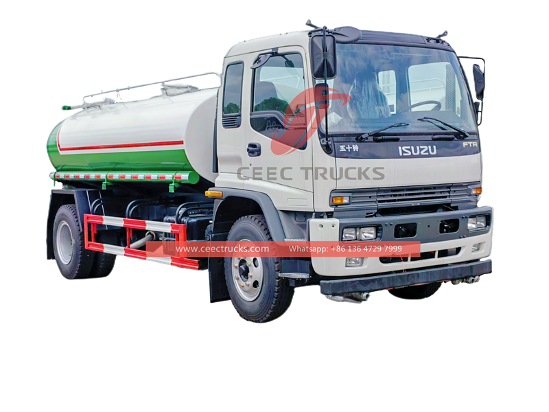 Truk tangki air ISUZU FTR 12.000L ke Vietnam