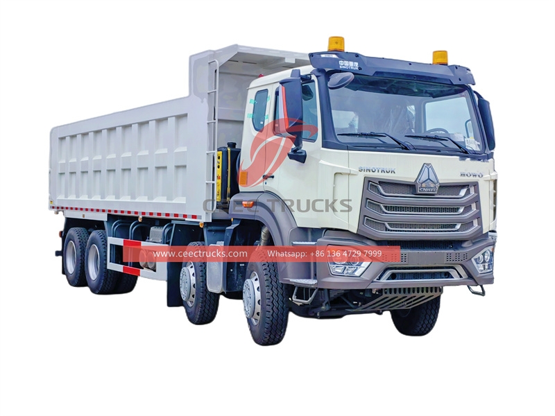 Sinotruk 8x4 420HP 40 Ton Tipper Dump Truck dengan penjualan langsung dari Pabrik