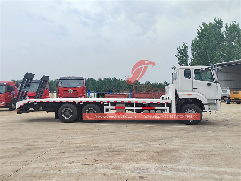 HOWO 400HP flatbed transport truck made in China