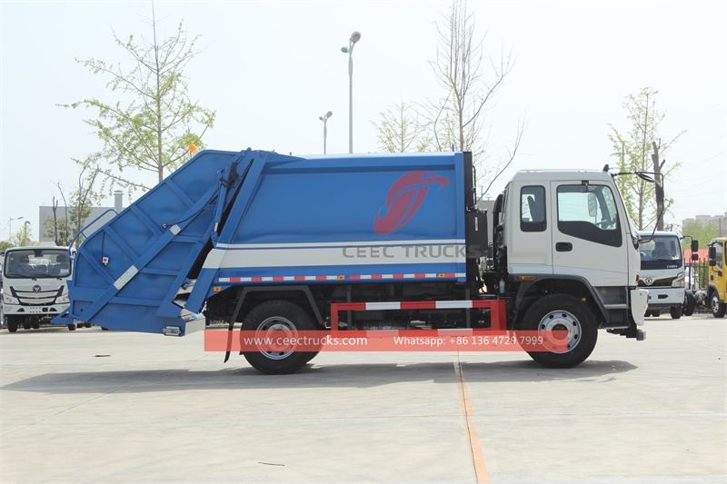 Japan ISUZU 16 CBM garbage compactor truck made in China