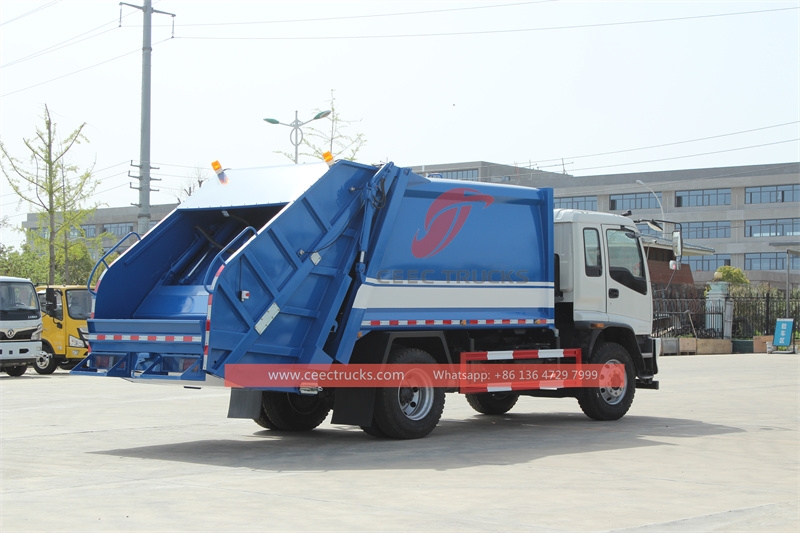 Japan ISUZU 16 CBM garbage compactor truck made in China