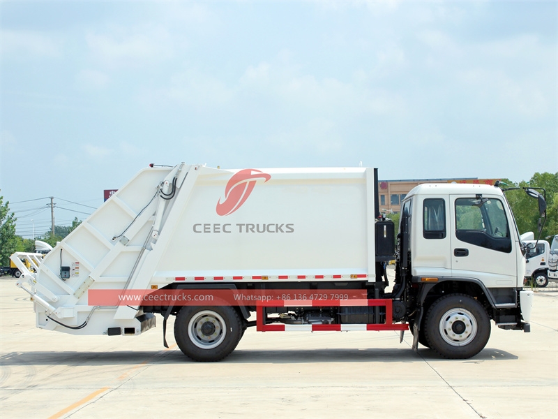 ISUZU 205hp FTR 10 CBM garbage compactor truck made in China