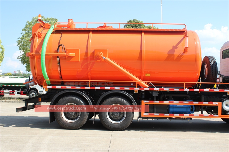 Shacman F3000 25m3 Vacuum Sewage Suction trucks with best price