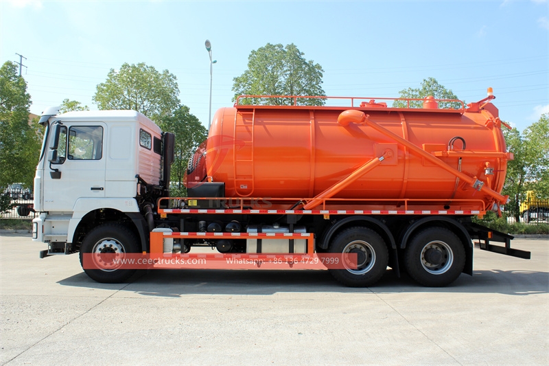 Shacman F3000 25m3 Vacuum Sewage Suction trucks with best price