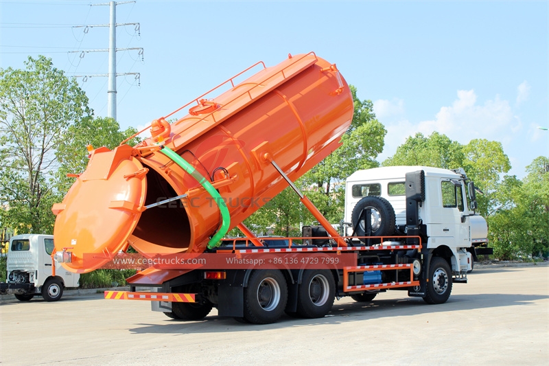 Shacman F3000 25m3 Vacuum Sewage Suction trucks with best price