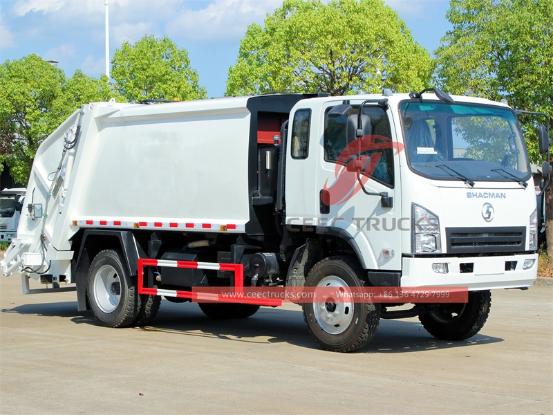 Shacman 8CBM compactor garbage truck with direct sale