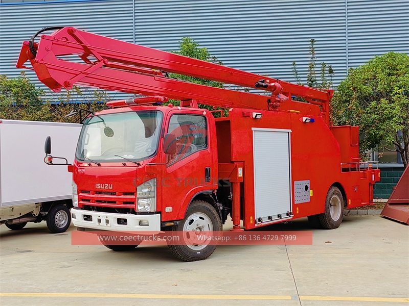 Original factory ISUZU 16m High Ladder Fire Rescue Truck