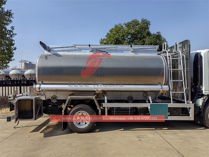 RHD ISUZU 190hp fuel transfer tanker truck made in China