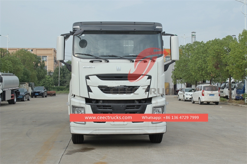 Isuzu GIGA rear loader compaction truck with factory direct sale