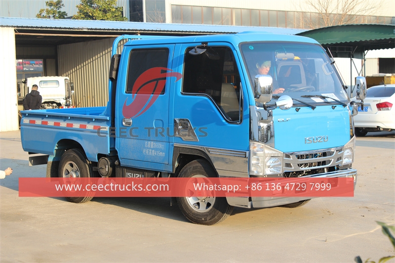 Isuzu mini double cabin cargo truck made in China