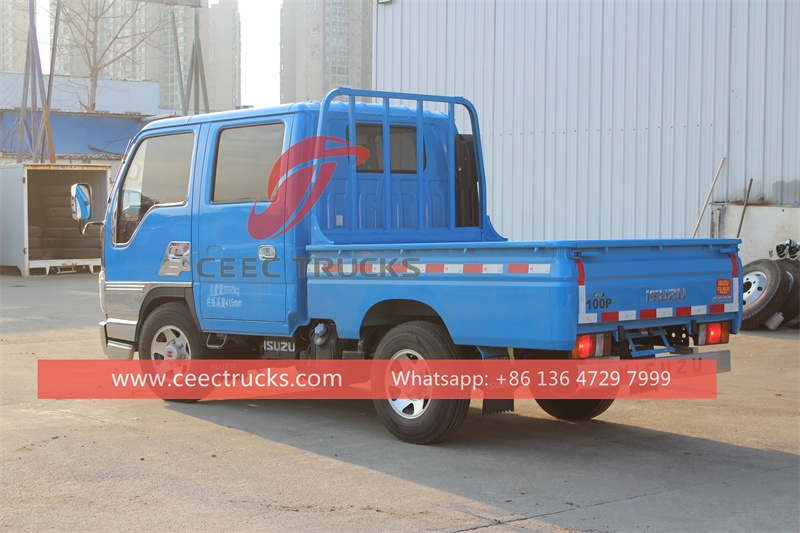 Isuzu mini double cabin cargo truck made in China