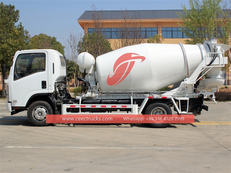 Isuzu NPR 190HP Concrete Mixer Truck for sale