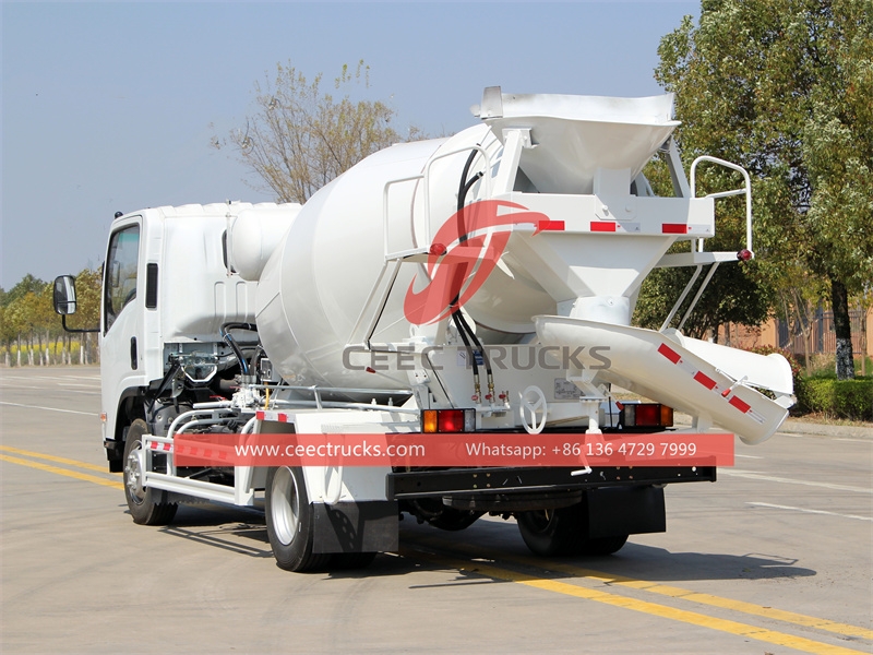 Isuzu NPR 190HP Concrete Mixer Truck for sale