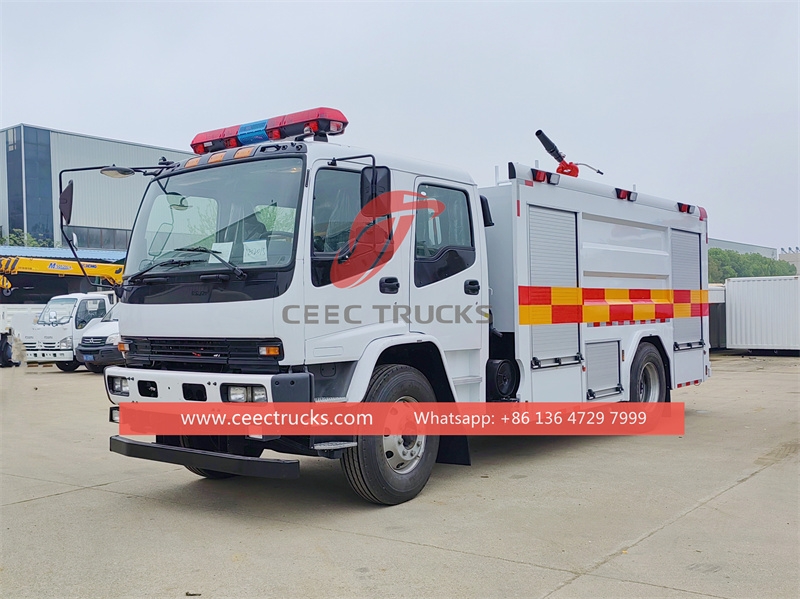 Isuzu FTR 8CBM fire fighting truck with factory direct sale