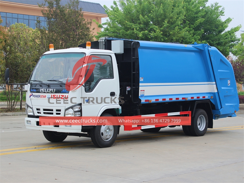 ISUZU NKR 6CBM Waste Compactor truck with factory direct sale