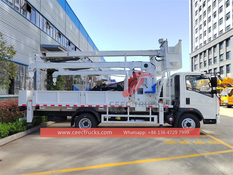 HOWO light-duty Aerial Platform Truck with factory direct sale