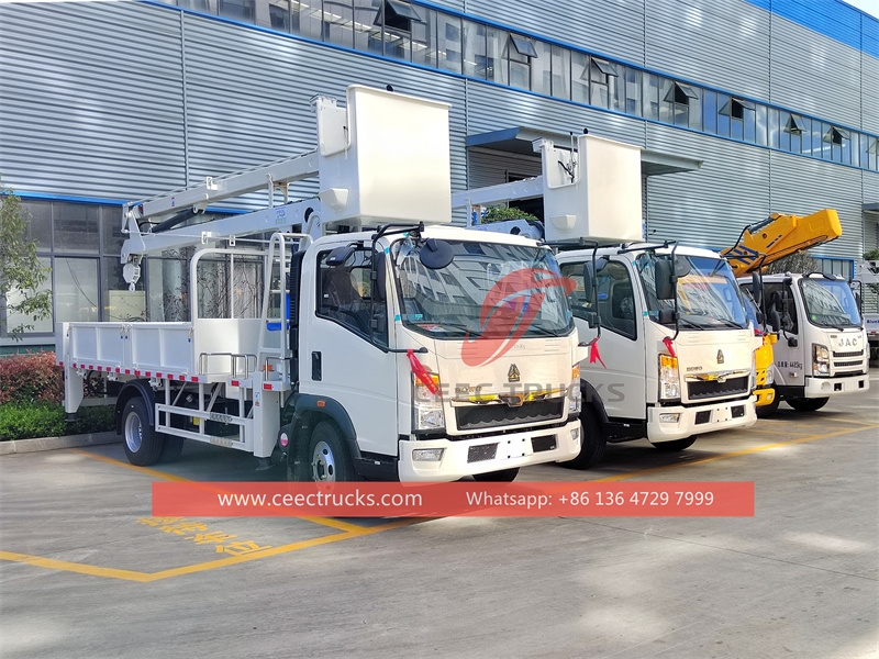 HOWO light-duty Aerial Platform Truck with factory direct sale